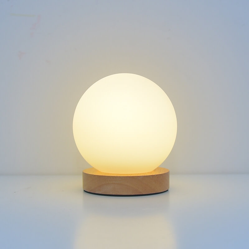 Modern Rechargeable LED Night Light | Minimalist USB Touch Table Lamp