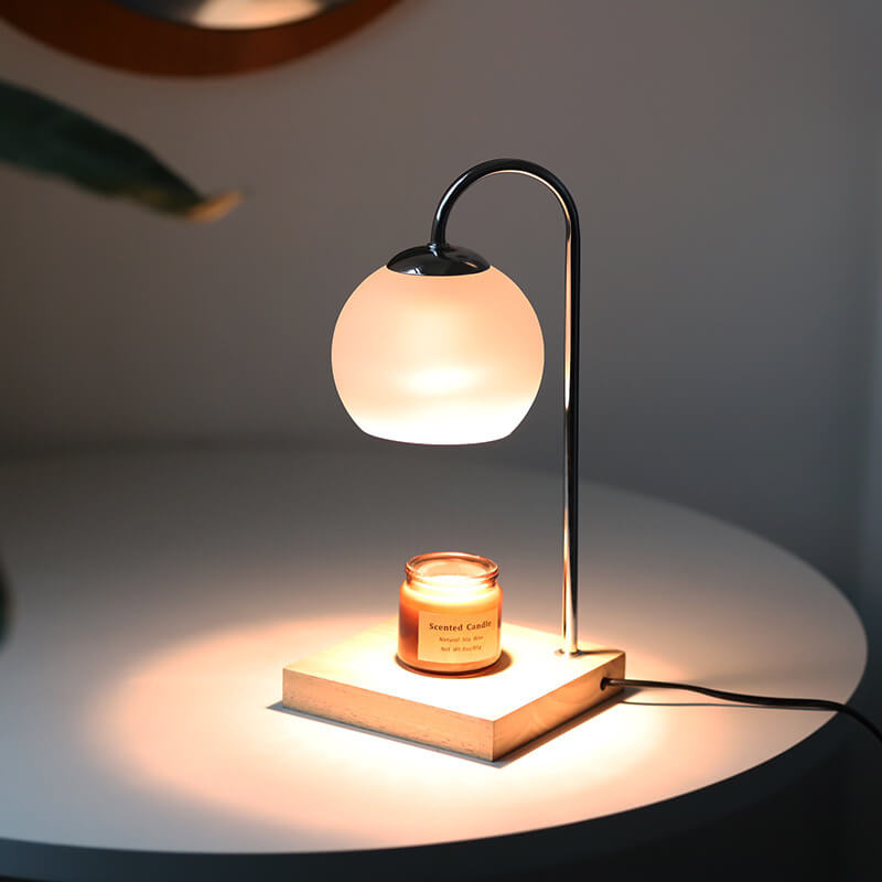 Modern Solid Wood Melting Wax Table Lamp