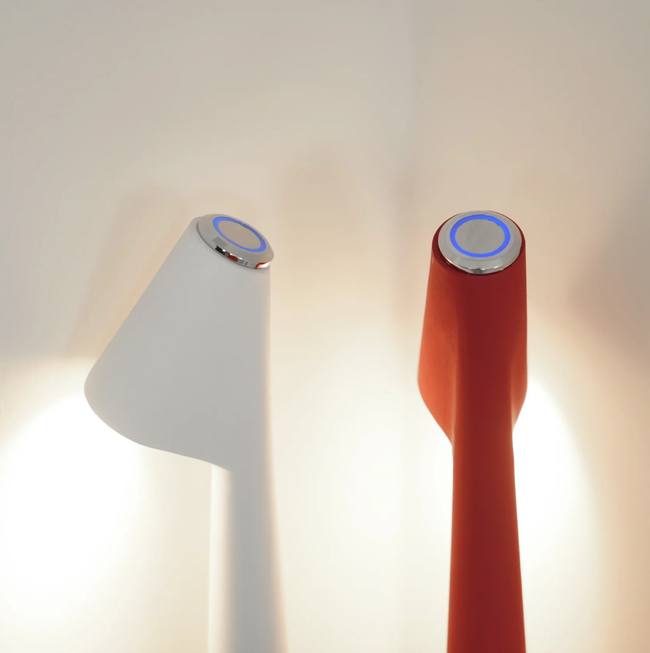 Nordic Minimalist Mood Lamp – Rechargeable Cordless LED Table Lamp with Dimmable Brightness