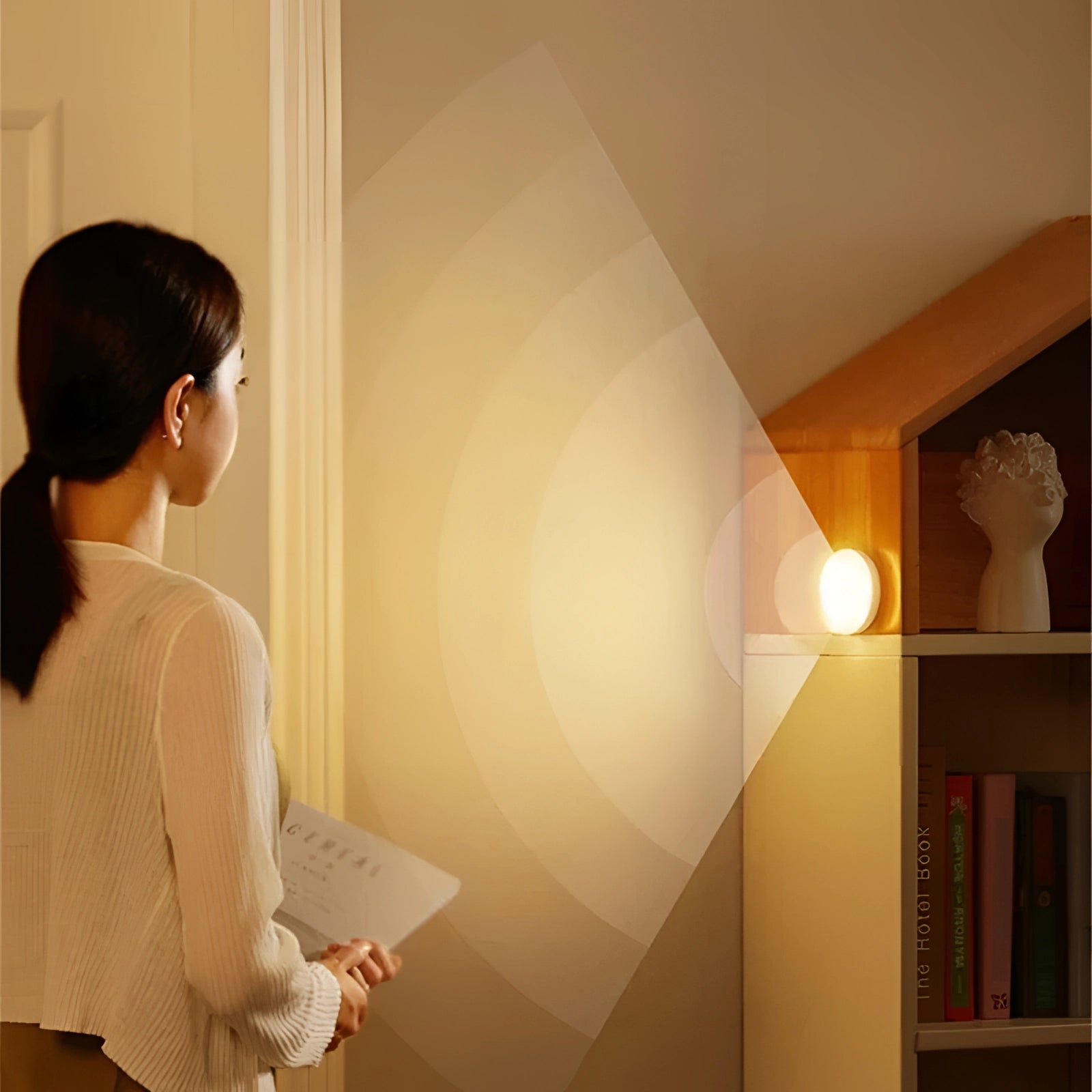 LED Motion Sensor Light - Wireless, Rechargeable, Energy-Efficient