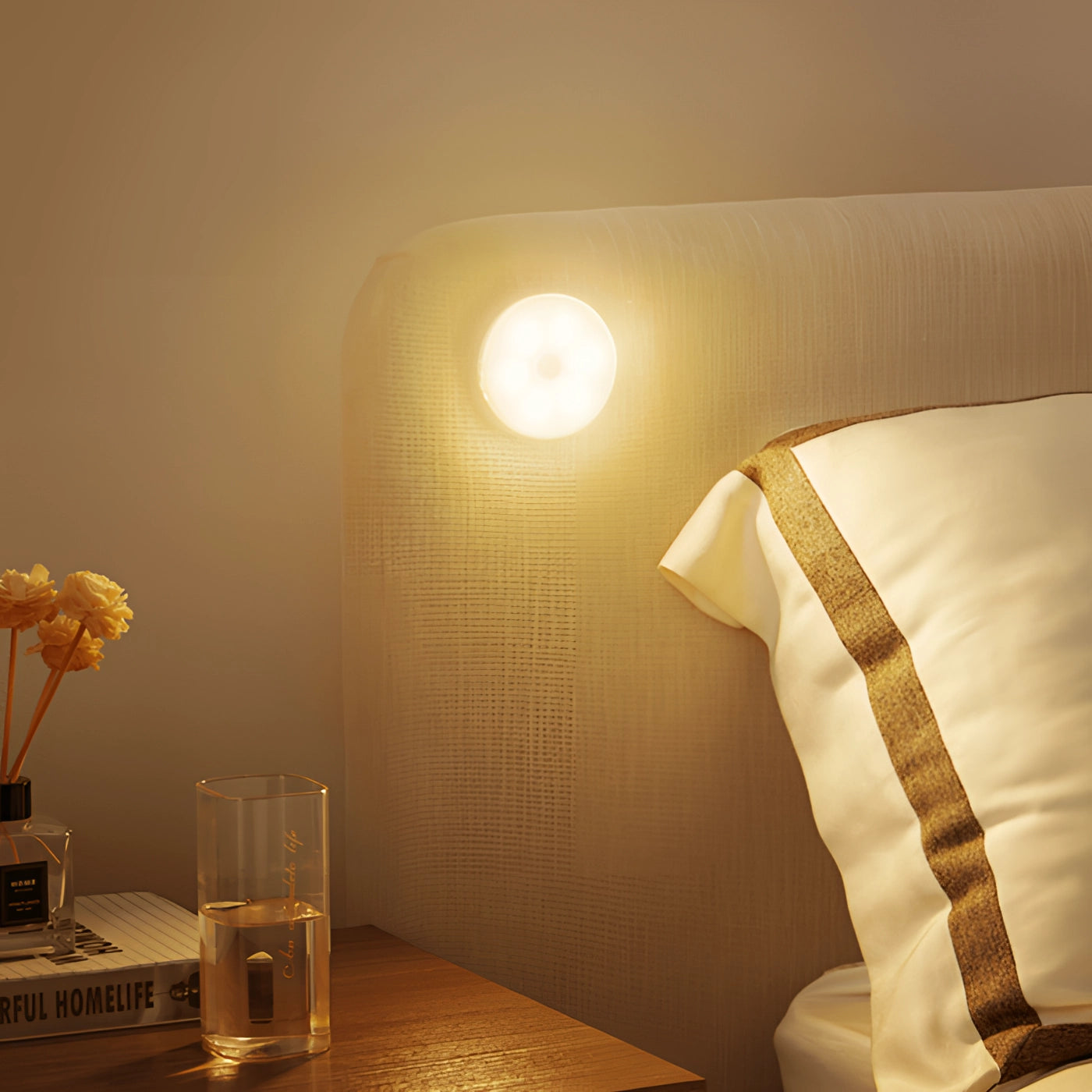 LED Motion Sensor Light - Wireless, Rechargeable, Energy-Efficient