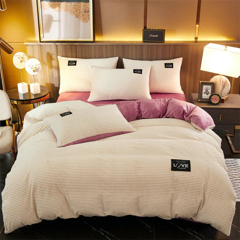 Velvet Fleece Blanket Cover – Soft Warm Cozy Bedding for Ultimate Comfort