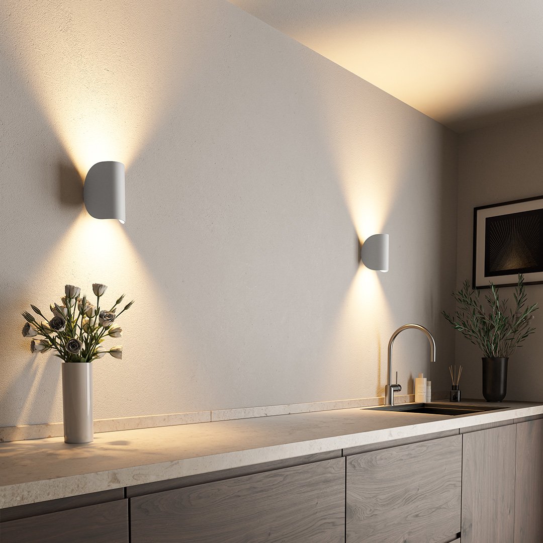 Modern Spiral LED Wall Light - Dimmable Twist Wall Sconce for Indoor Decor (2-Pack)