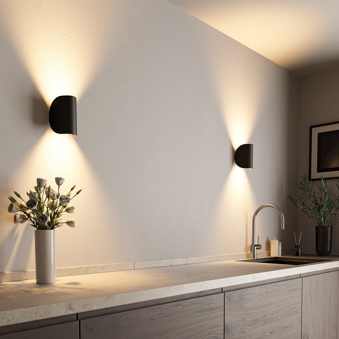 Modern Spiral LED Wall Light - Dimmable Twist Wall Sconce for Indoor Decor (2-Pack)