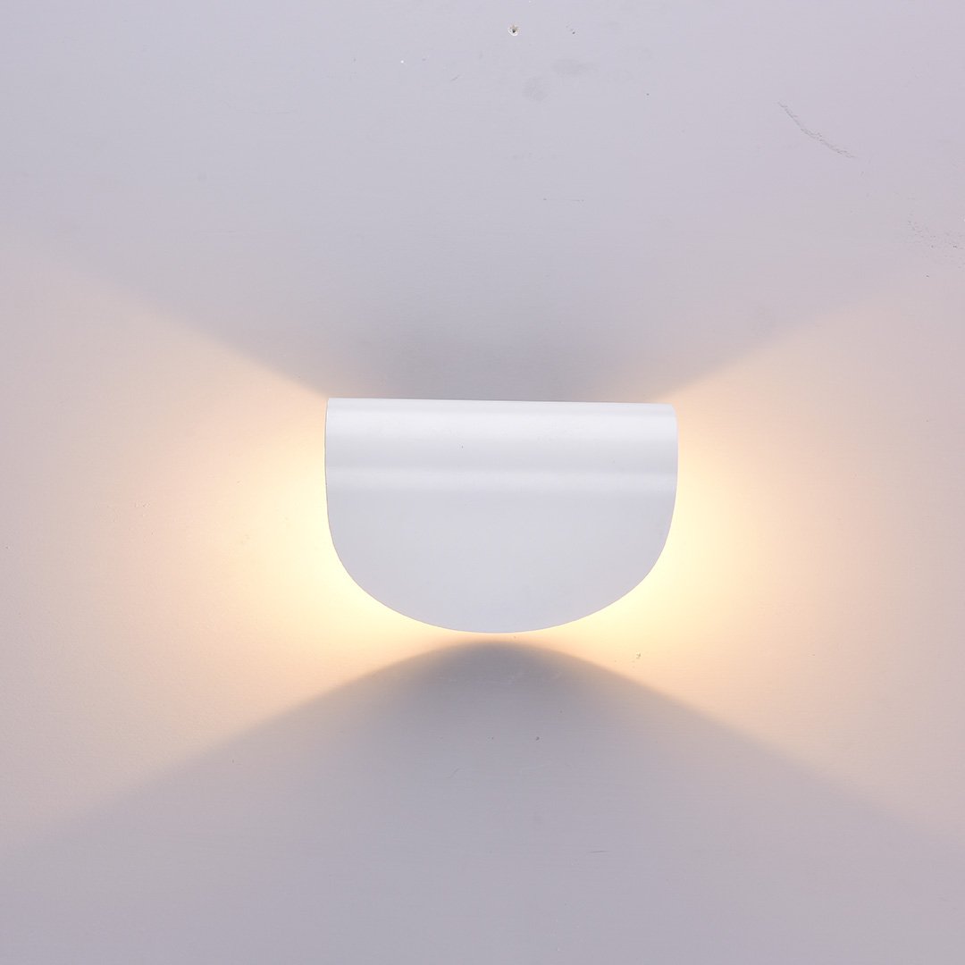 Modern Spiral LED Wall Light - Dimmable Twist Wall Sconce for Indoor Decor (2-Pack)