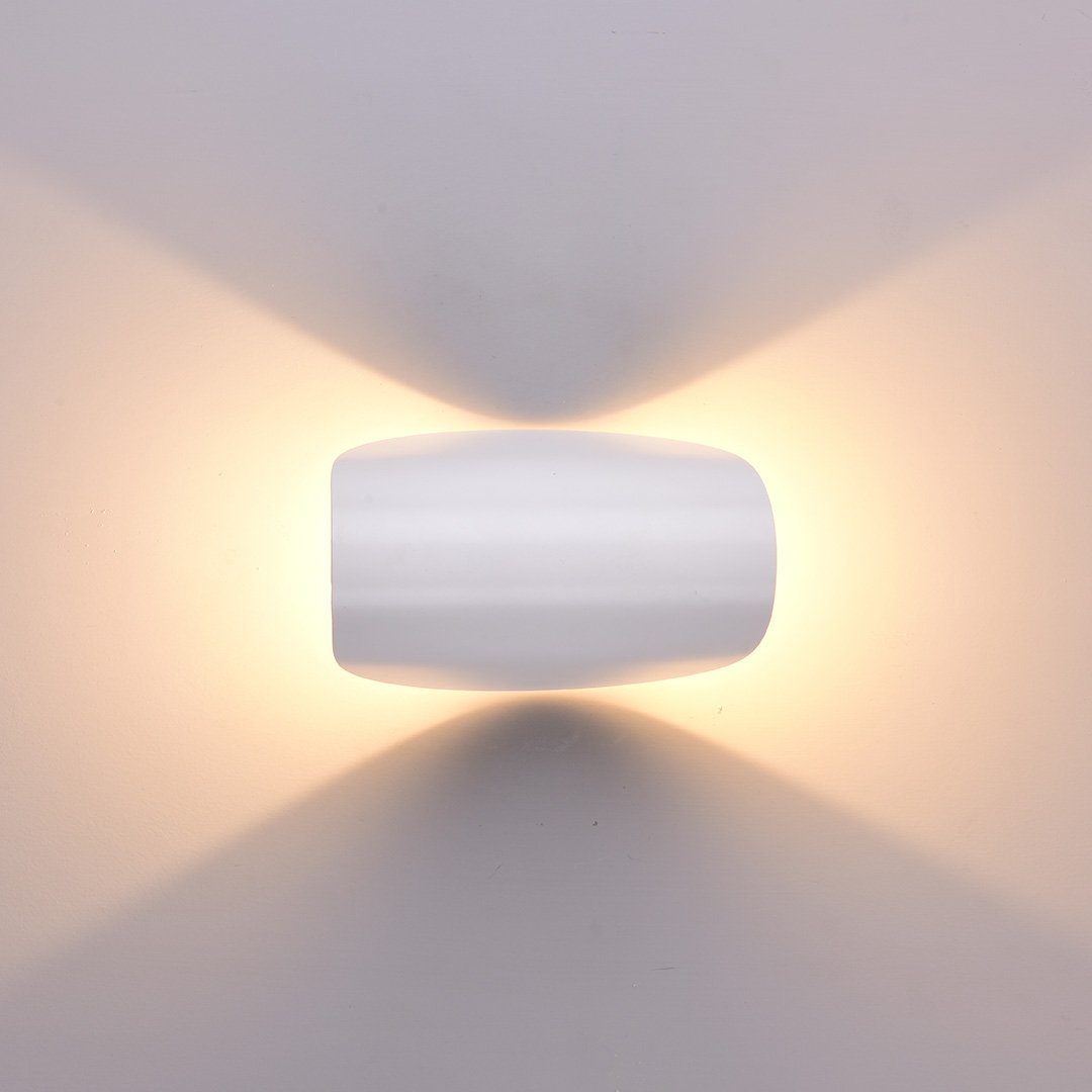 Modern Spiral LED Wall Light - Dimmable Twist Wall Sconce for Indoor Decor (2-Pack)