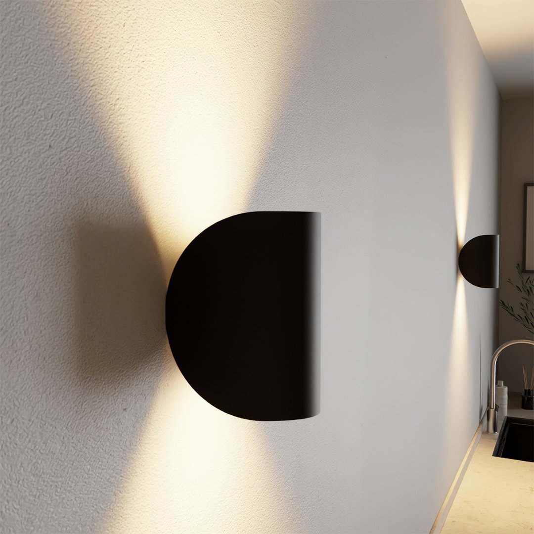 Modern Spiral LED Wall Light - Dimmable Twist Wall Sconce for Indoor Decor (2-Pack)