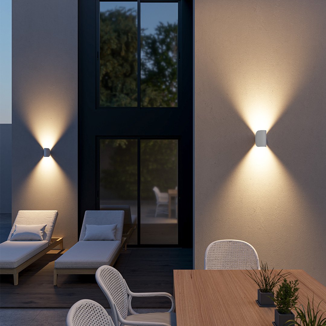 Modern Spiral LED Wall Light - Dimmable Twist Wall Sconce for Indoor Decor (2-Pack)