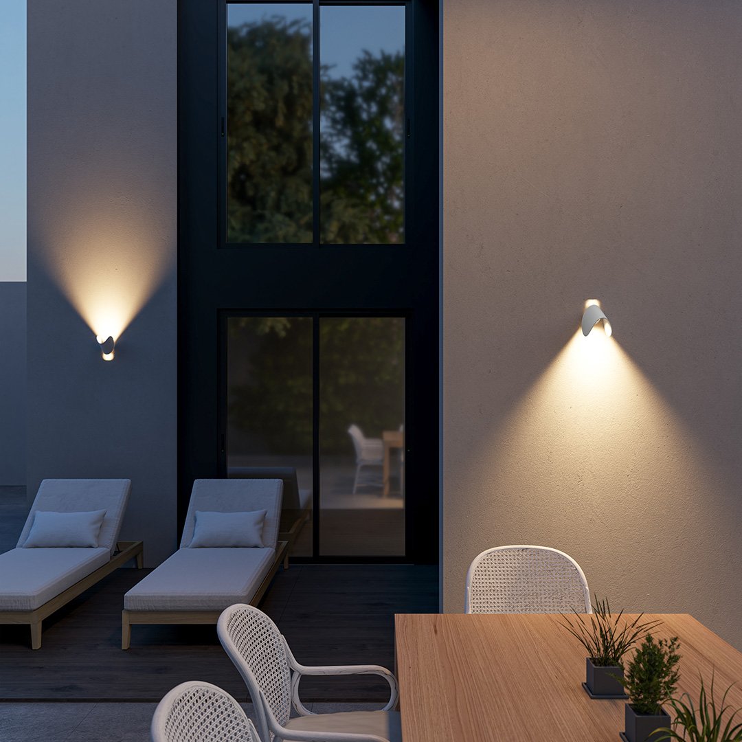 Modern Spiral LED Wall Light - Dimmable Twist Wall Sconce for Indoor Decor (2-Pack)