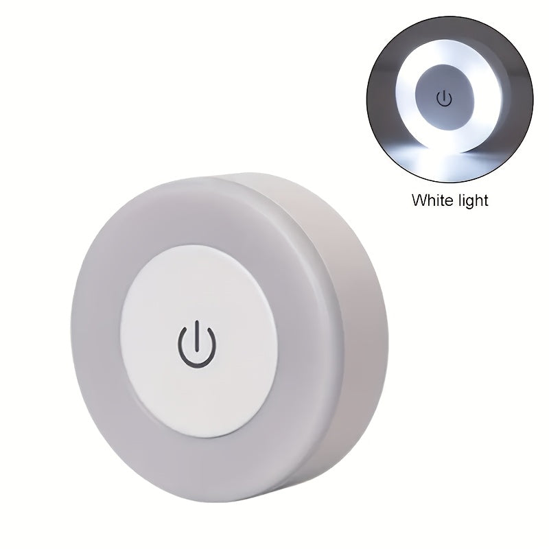 LED Motion Sensor Night Light – Rechargeable Wireless Wall Lamp with Touch Control
