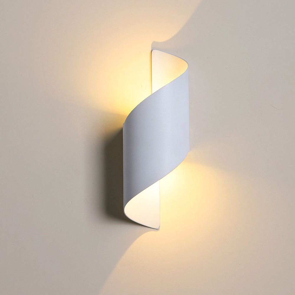 Sleek Minimalist LED Wall Sconce - Up/Down Lighting Aluminum Fixture