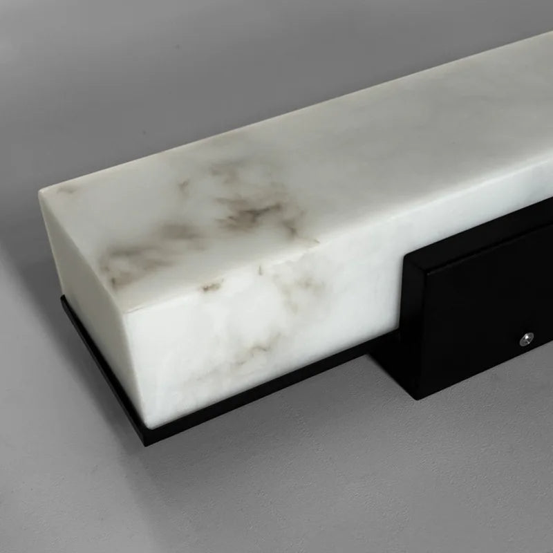 Zoya Outdoor Marble Wall Light – Modern LED Exterior Wall Sconce