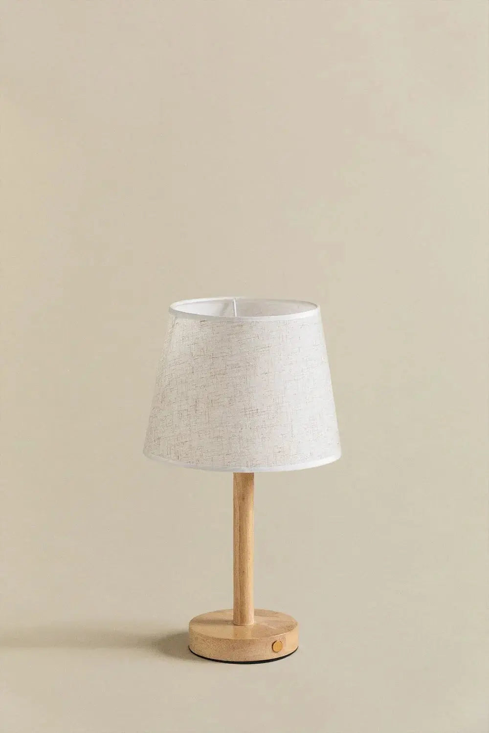 Cordless Wood Accent LED Table Lamp - USB Rechargeable Modern Ambiance Light