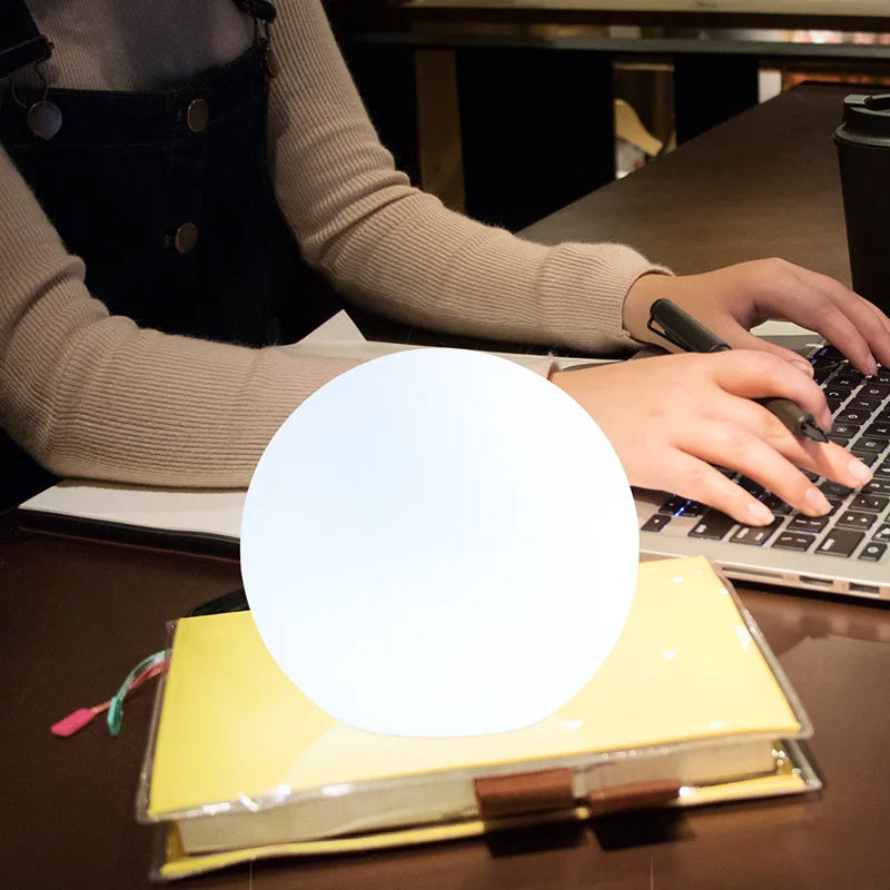 Wireless RGB LED Table Lamp - Remote Control | 16 Color Rechargeable Mood Light