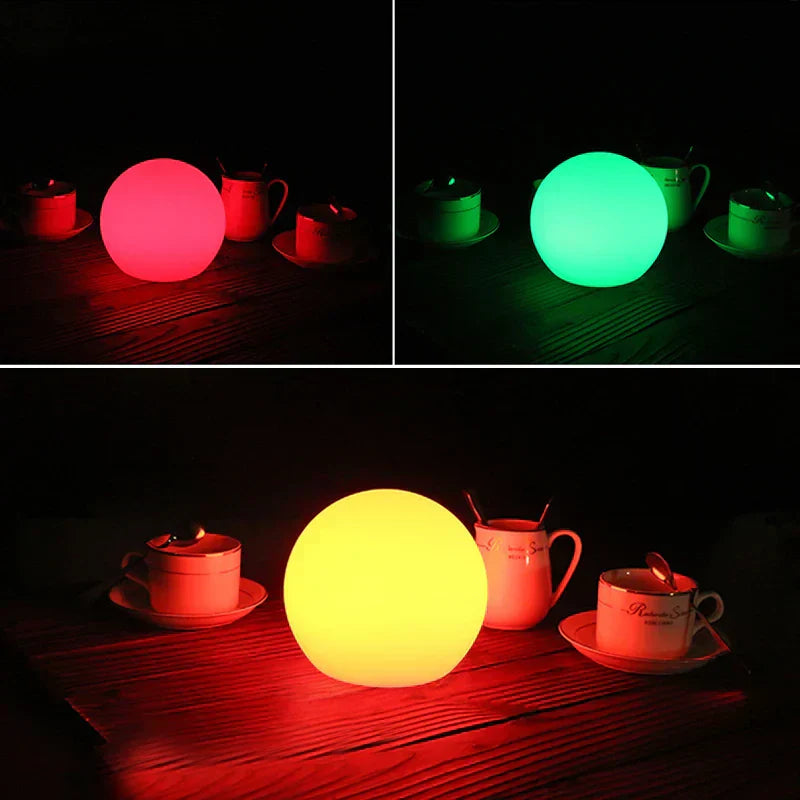 Wireless RGB LED Table Lamp - Remote Control | 16 Color Rechargeable Mood Light