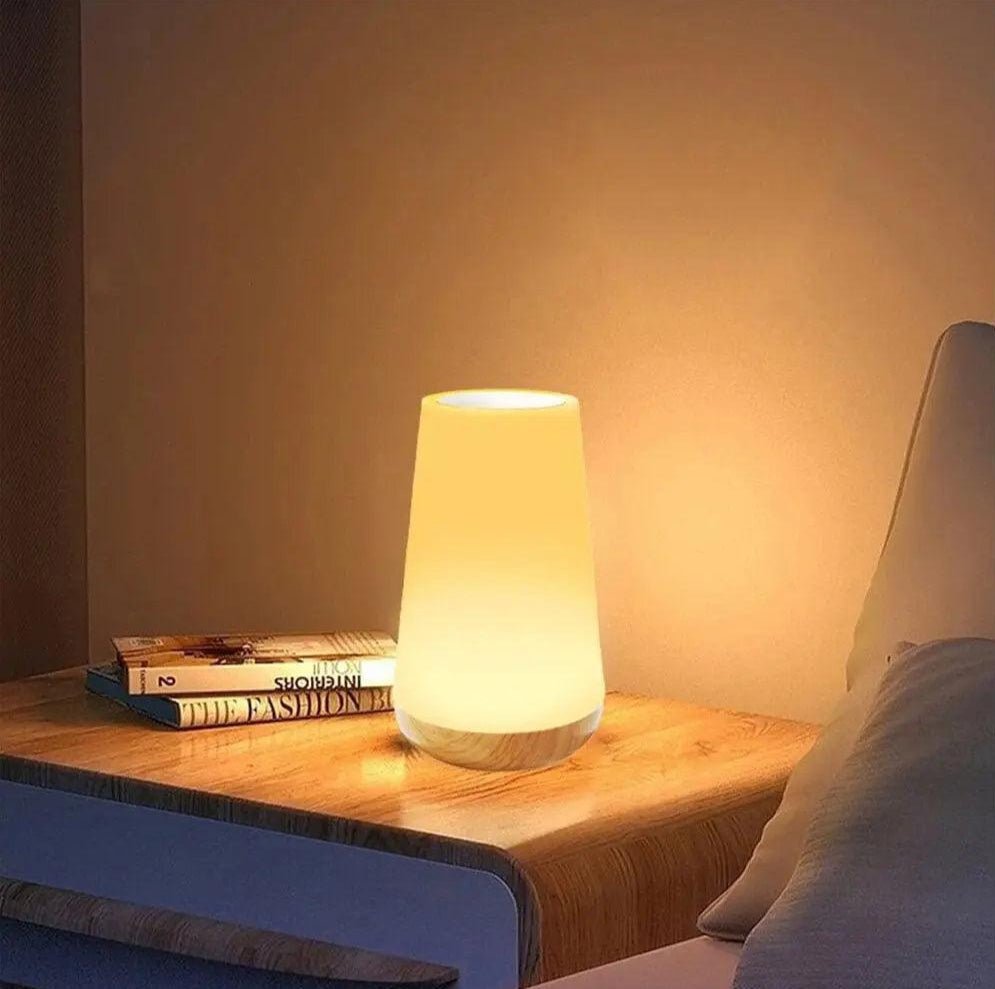 GlowTap – Portable Touch LED Lamp with Colour Modes and USB-C Charging