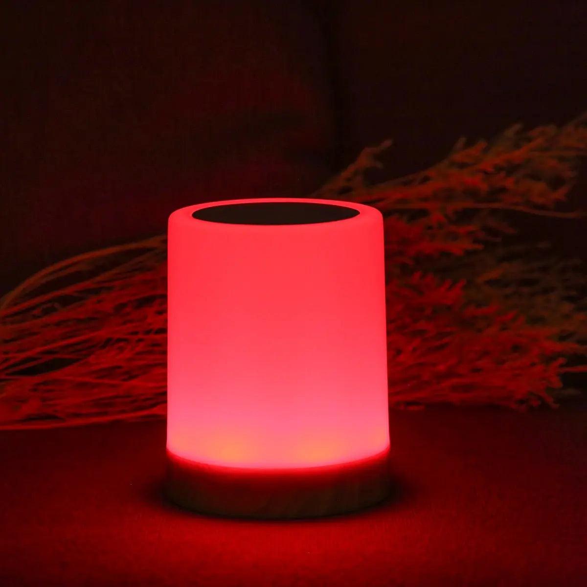 GlowTap – Portable Touch LED Lamp with Colour Modes and USB-C Charging