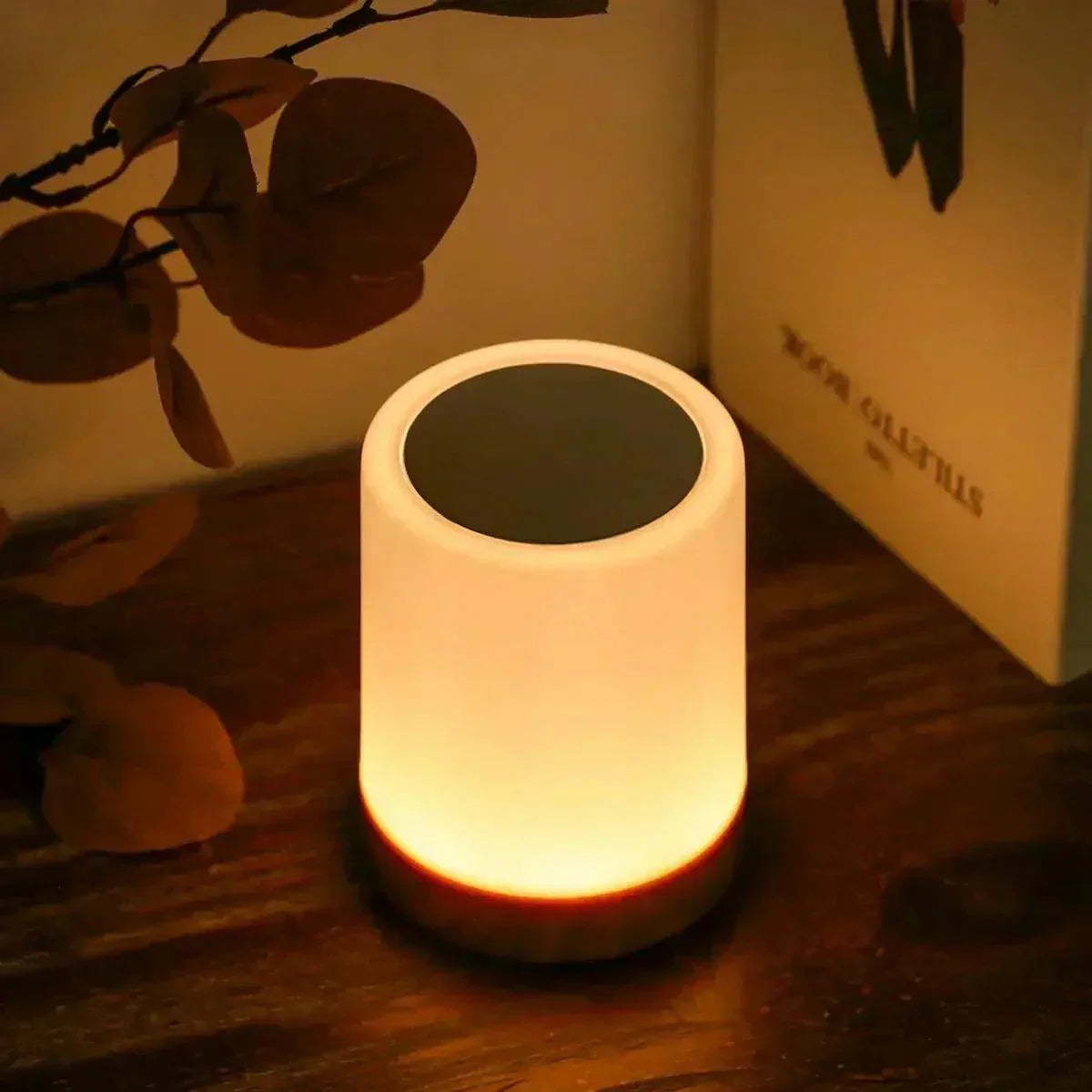 GlowTap – Portable Touch LED Lamp with Colour Modes and USB-C Charging