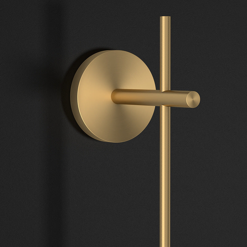 VertaGlow – Artistic Wall Light with Vertical Frame and Globe Design