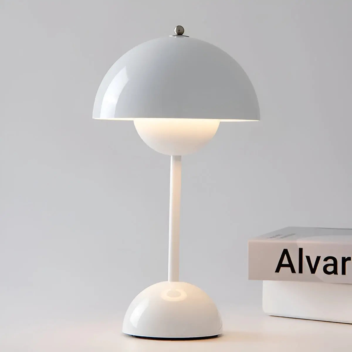 Nordic Dome Table Lamp - Scandinavian Mid-Century Modern Desk Light