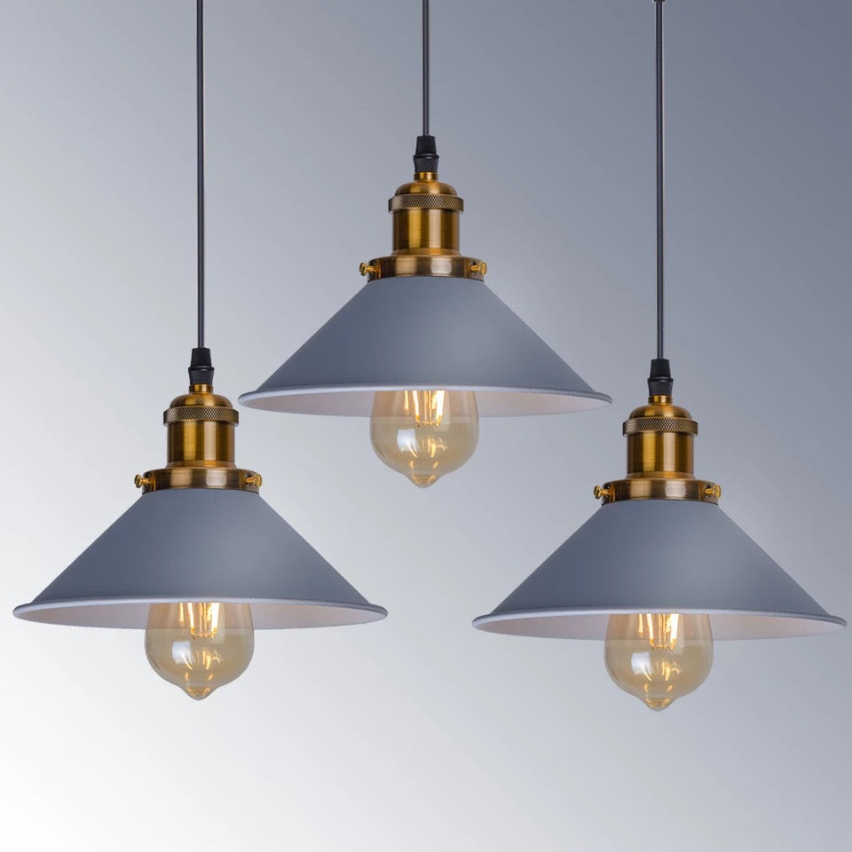 Industrial Vintage Pendant - Retro Farmhouse Kitchen Island Lamps