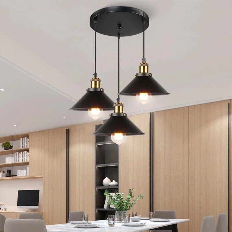 Industrial Vintage Pendant - Retro Farmhouse Kitchen Island Lamps