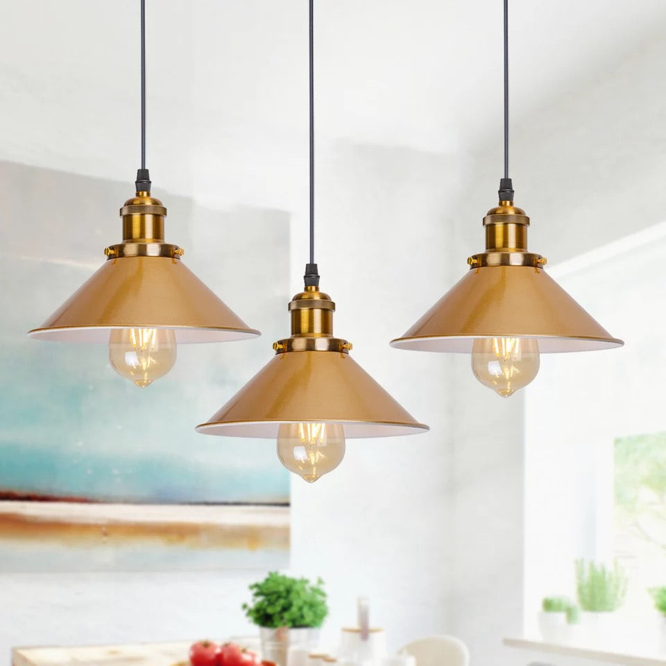 Industrial Vintage Pendant - Retro Farmhouse Kitchen Island Lamps