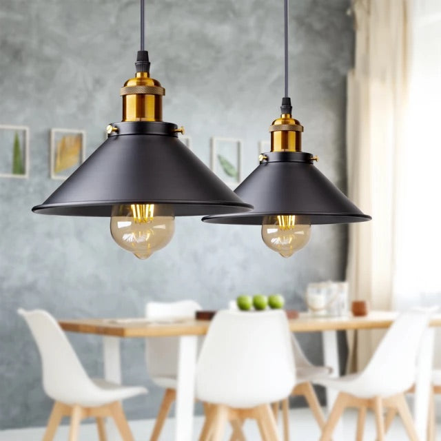 Industrial Vintage Pendant - Retro Farmhouse Kitchen Island Lamps