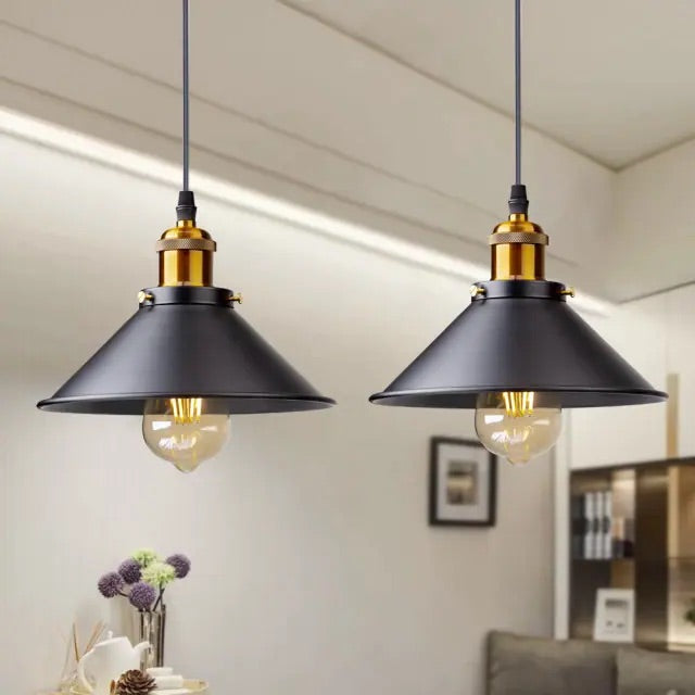 Industrial Vintage Pendant - Retro Farmhouse Kitchen Island Lamps