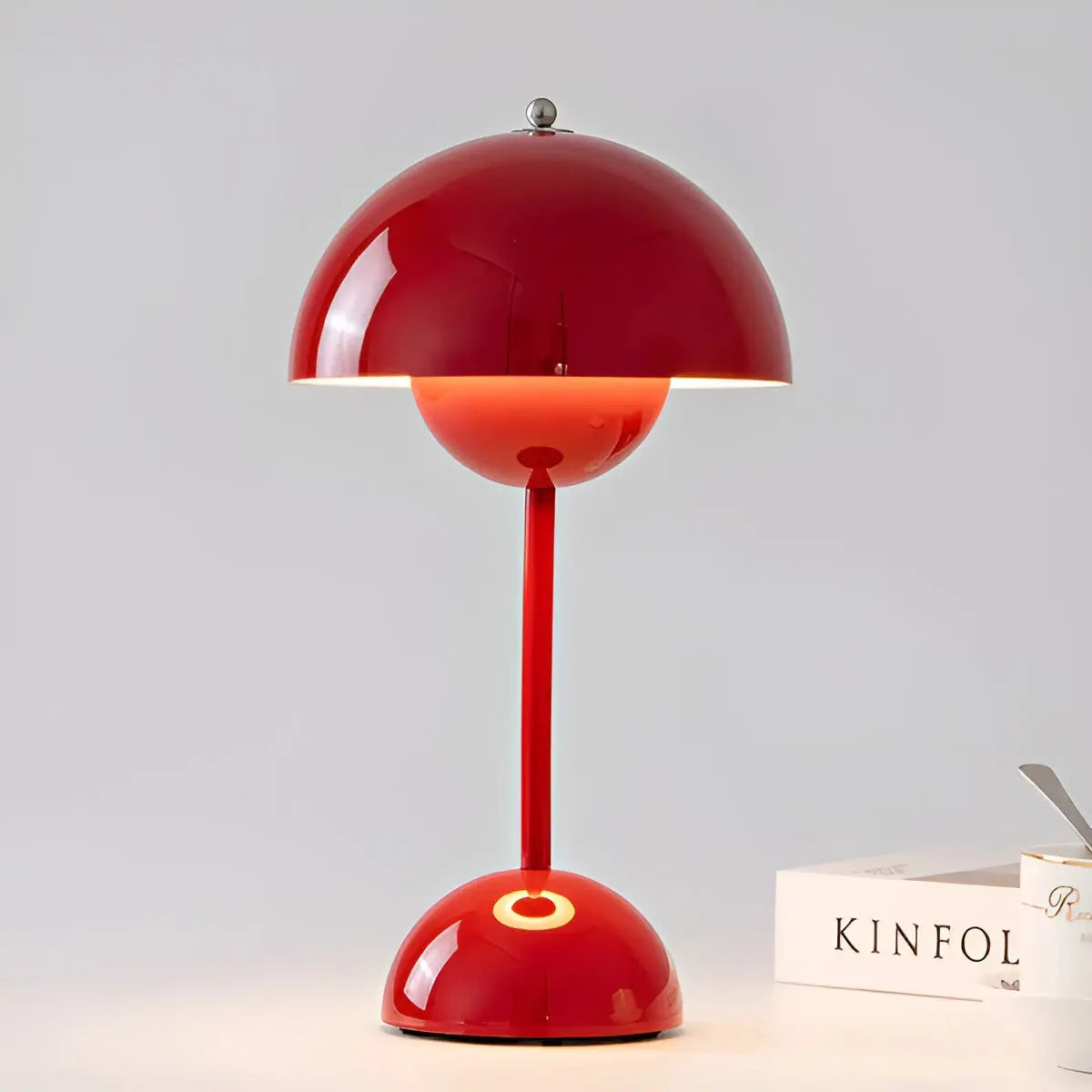 Nordic Dome Table Lamp - Scandinavian Mid-Century Modern Desk Light