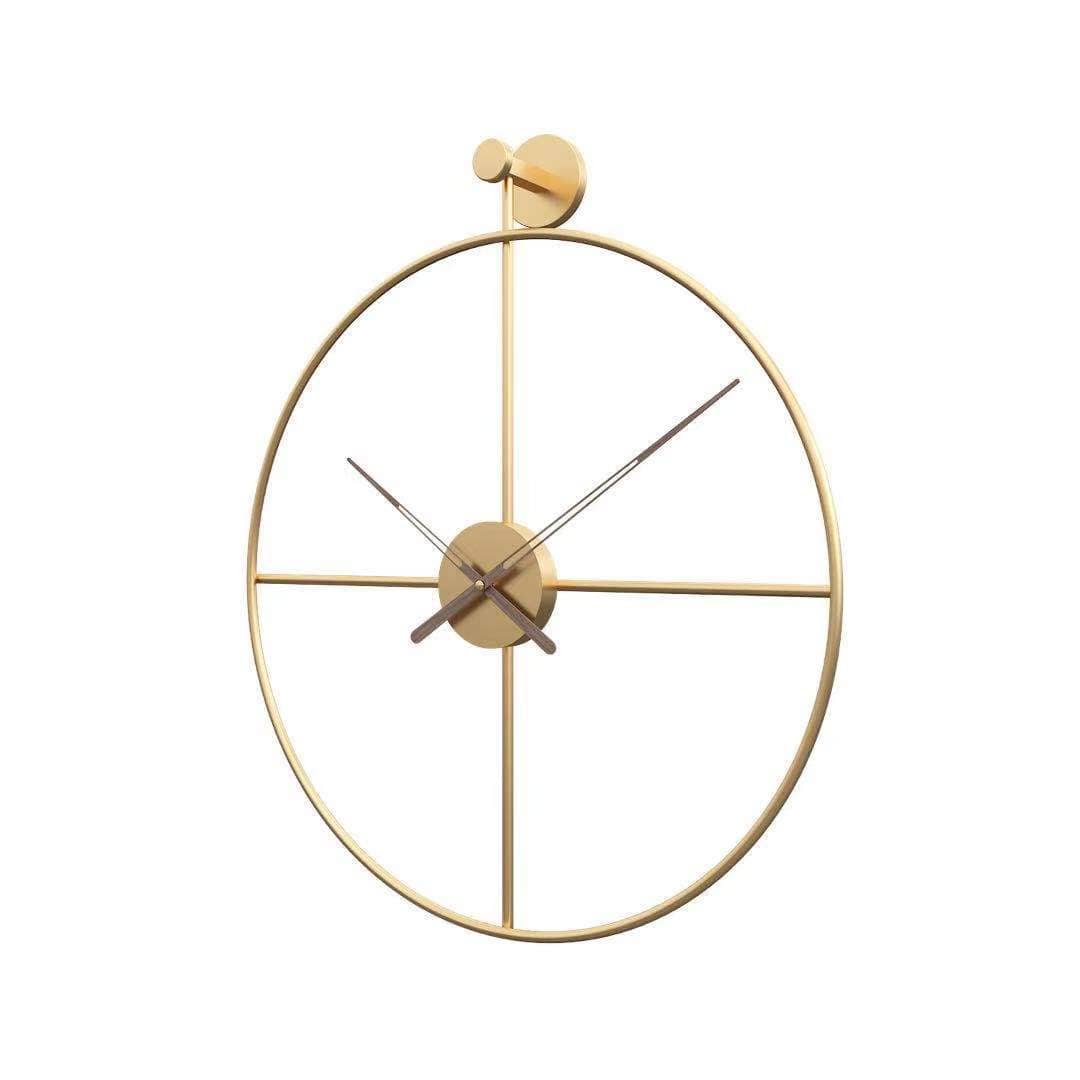 Milano Wall Clock – Modern Minimalist Metal Wall Clock for Living Room & Office