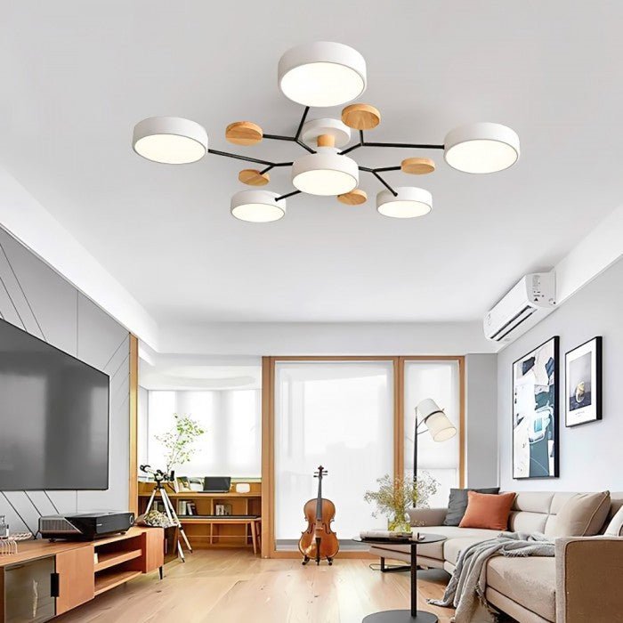 Modern Scandinavian LED Ceiling Light – Stylish & Sustainable