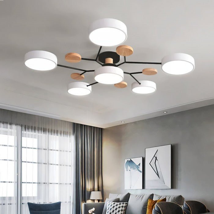 Modern Scandinavian LED Ceiling Light – Stylish & Sustainable