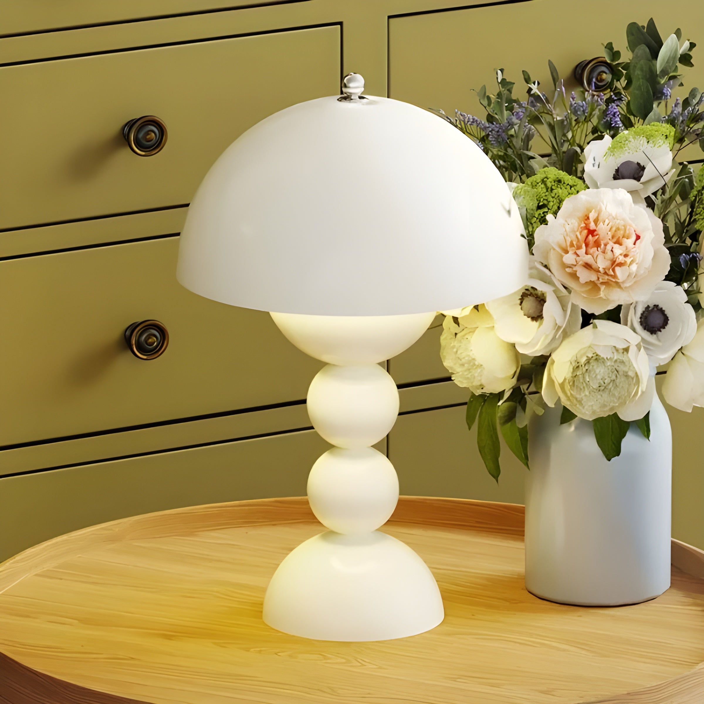 Scandinavian Design Table Lamp - FloraGlow