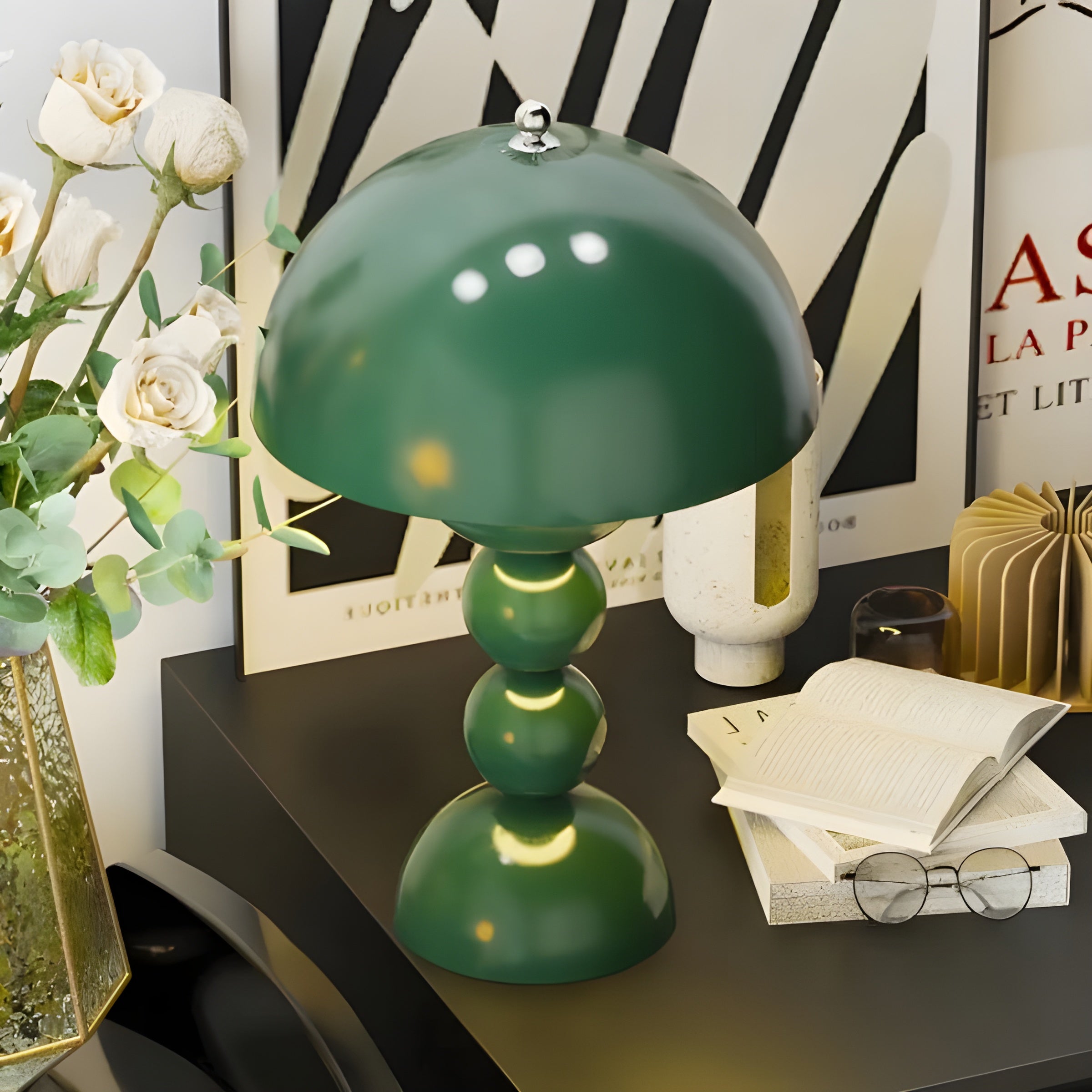 Scandinavian Design Table Lamp - FloraGlow