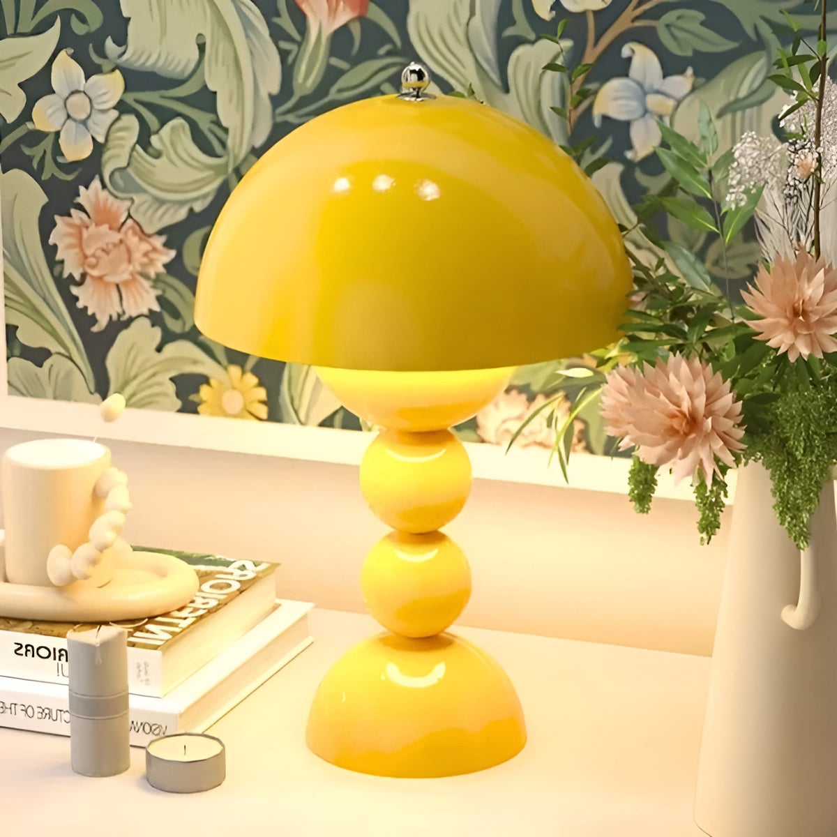 Scandinavian Design Table Lamp - FloraGlow
