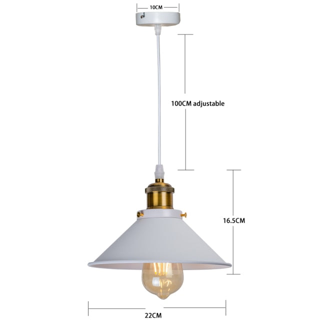 Industrial Vintage Pendant - Retro Farmhouse Kitchen Island Lamps