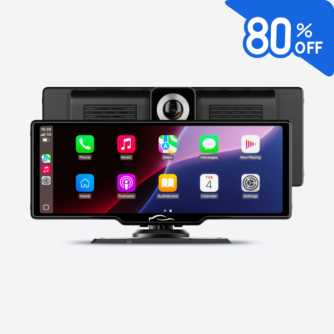 CarTablet Pro Max – Smart Car Display with Wireless Apple CarPlay & Android Auto