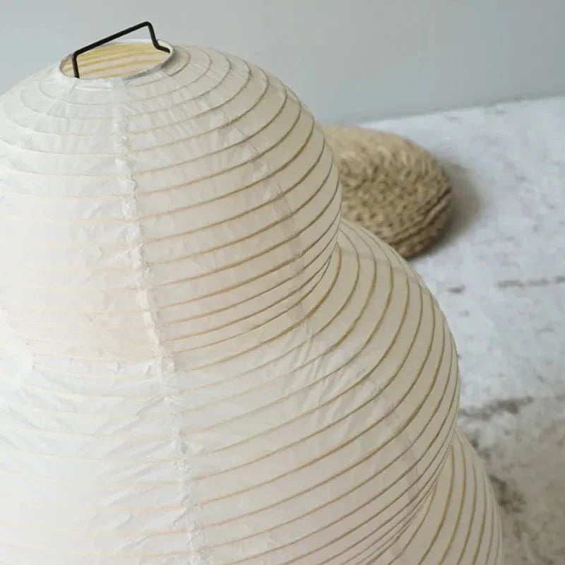 Artistic Wabi-Sabi Rice Paper Floor Lamp | Japanese-Style Minimalist Lighting
